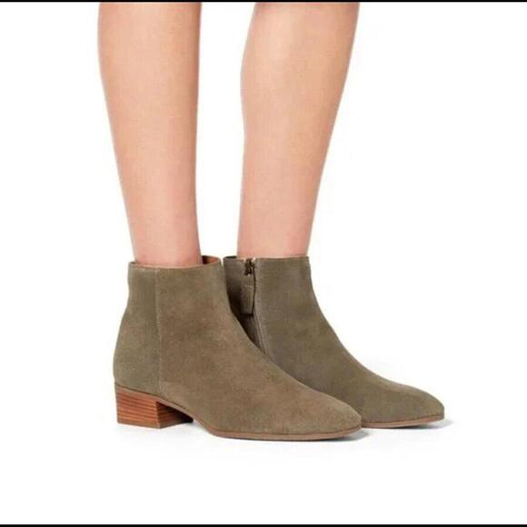 Aquatalia Fuoco Suede Ankle Boots 8.5 - Picture 2 of 8